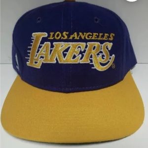 Vintage 1990s Los Angeles Lakers Sports Specialties Fitted Hat  71/2 Very Rare!